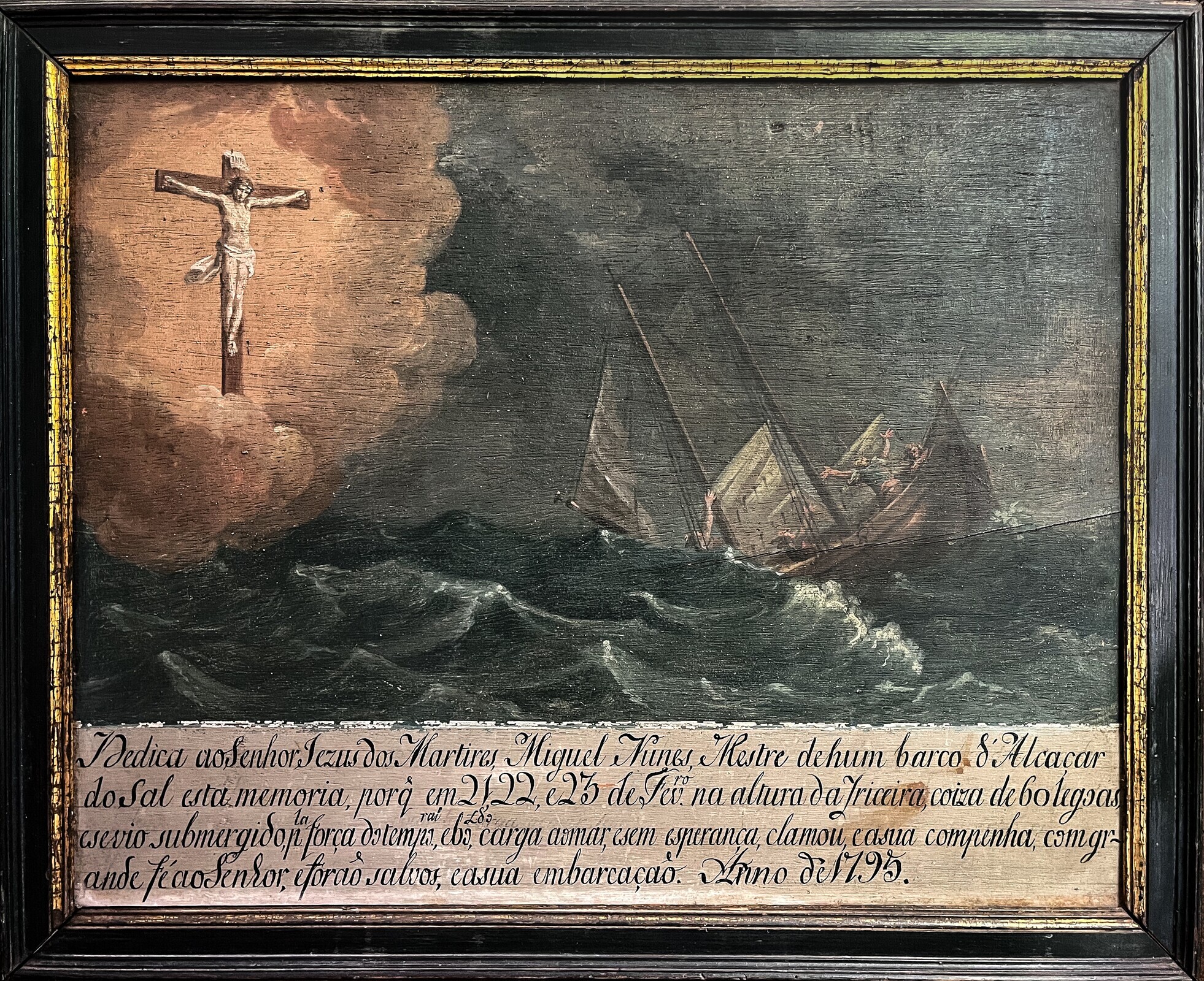 Ex-voto marítimo (1795). MAEDS