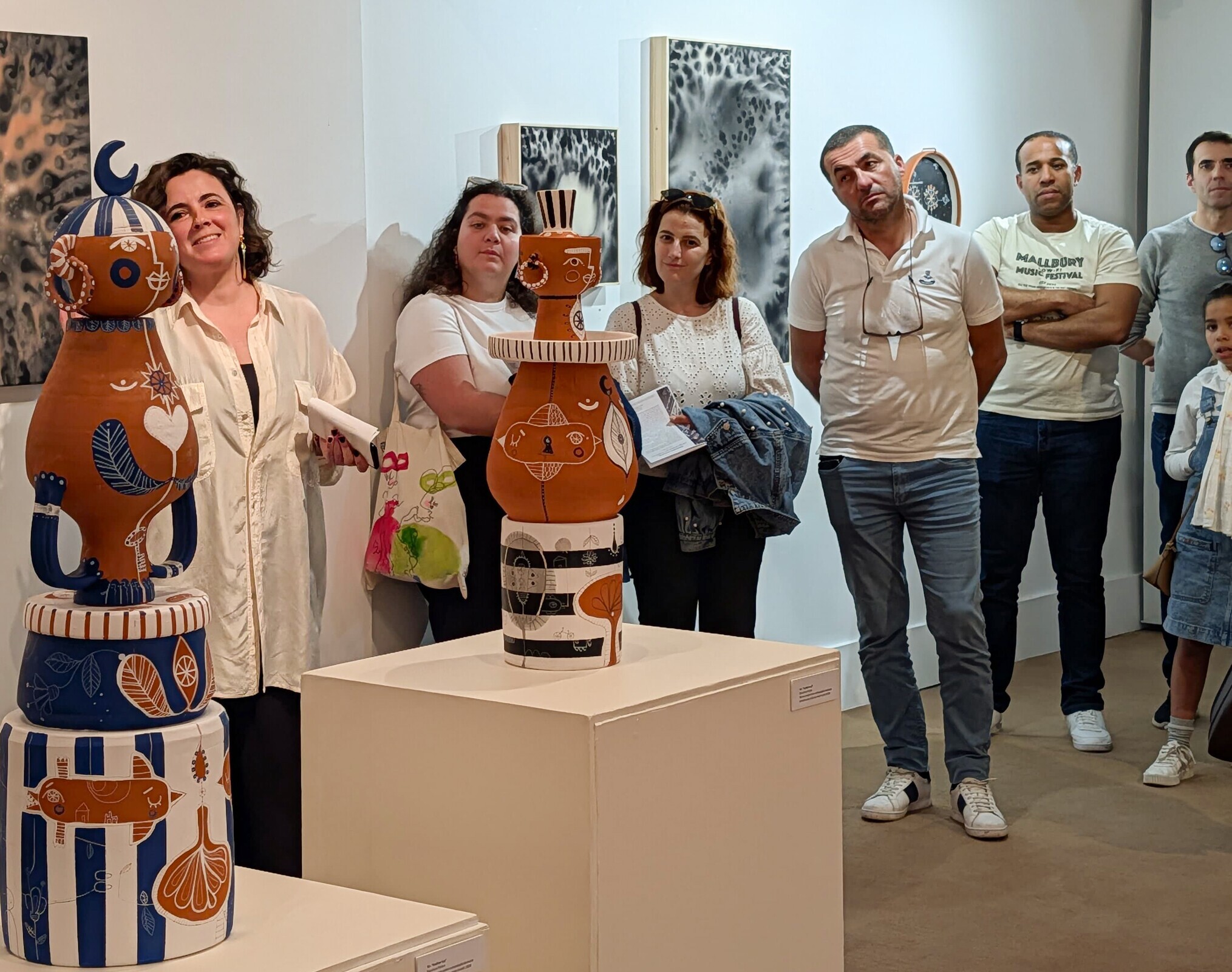 Inauguração da exposição “Territórios do Tempo e da Imaginação”
