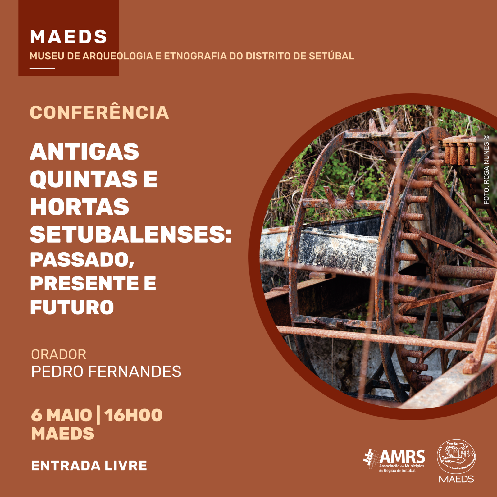 MAEDS promove conferência sobre as antigas quintas e hortas setubalenses