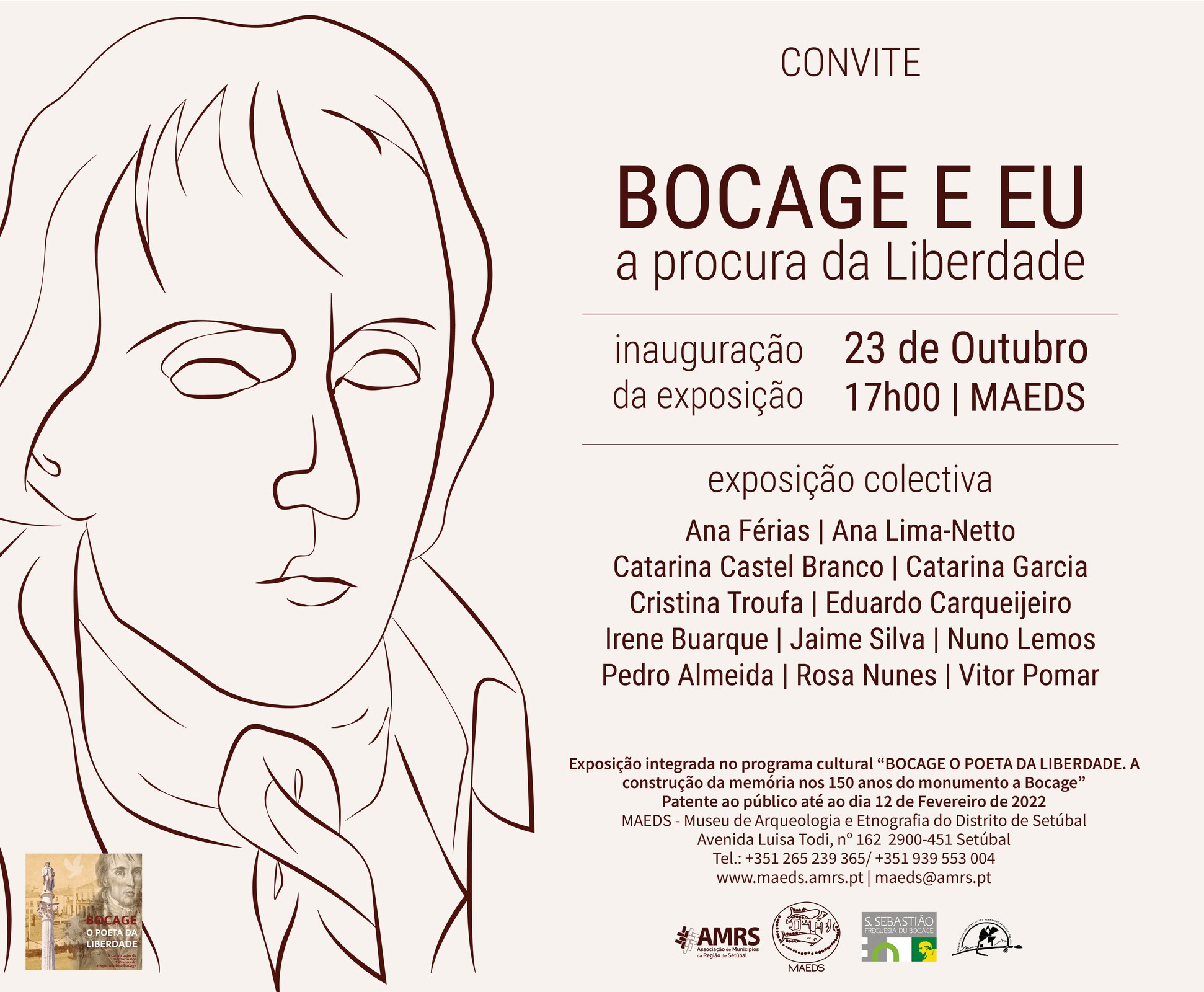Exposição colectiva "Bocage e Eu. A procura da Liberdade"