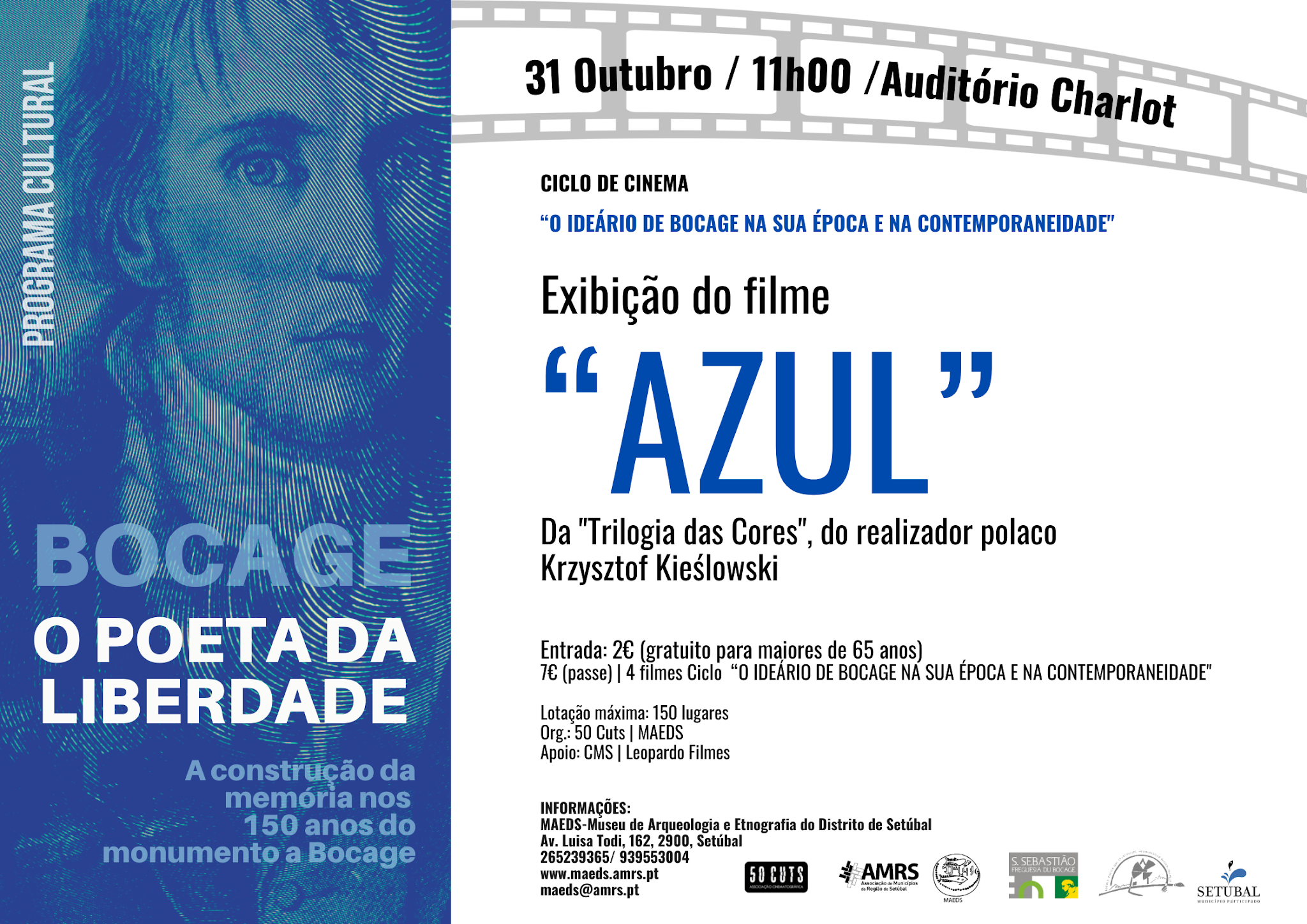 Exibição do filme "AZUL" 