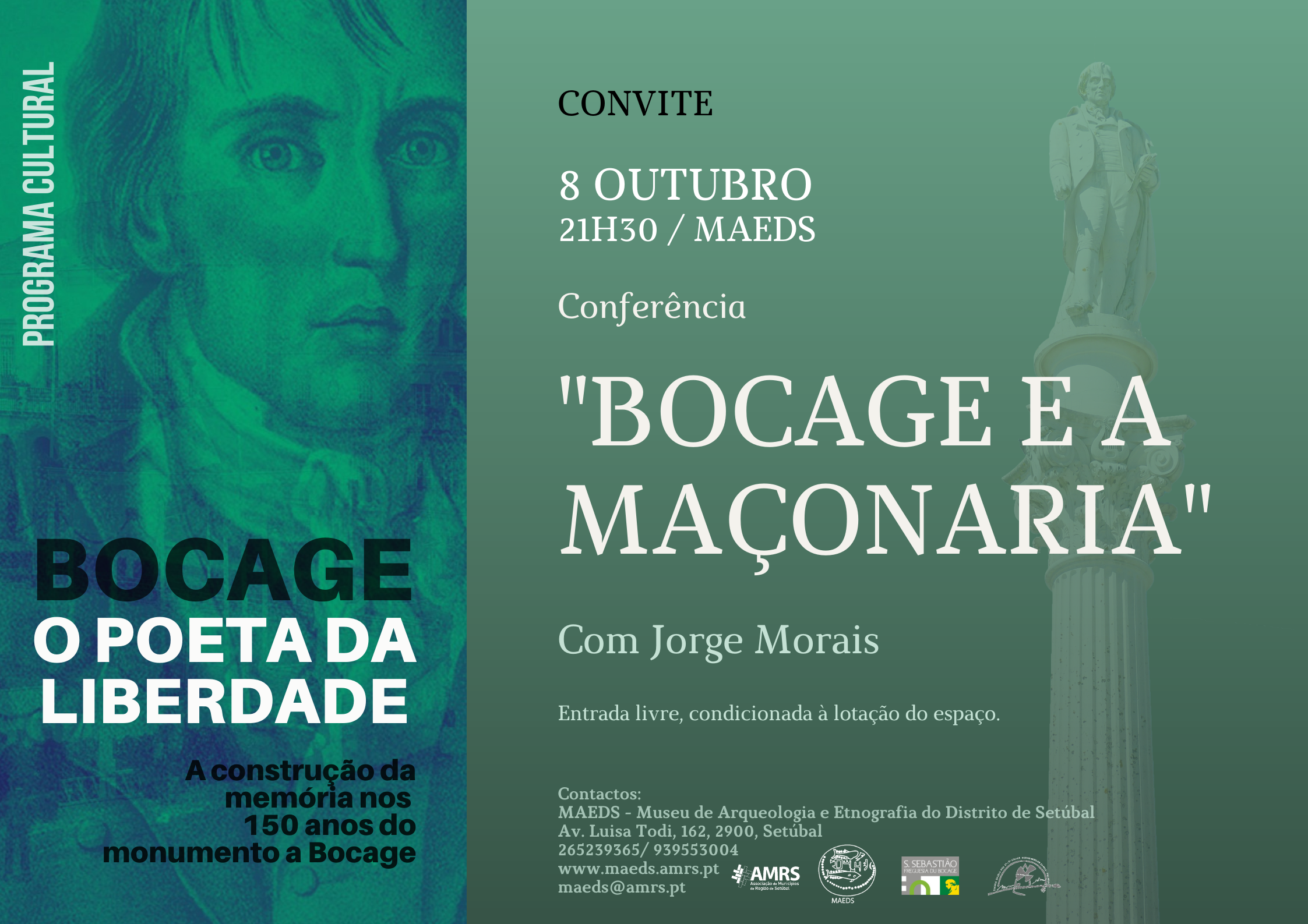 conferência "BOCAGE E A MAÇONARIA" proferida por Jorge Morais