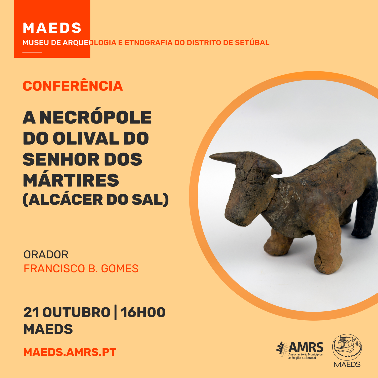 Conferência sobre a necrópole do Olival do Senhor dos Mártires (Alcácer do Sal)