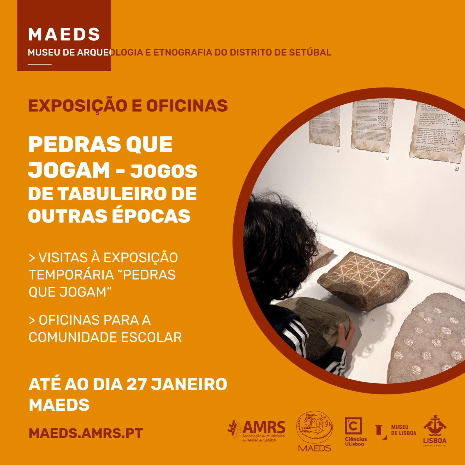 Exposição e oficinas “Pedras que jogam"