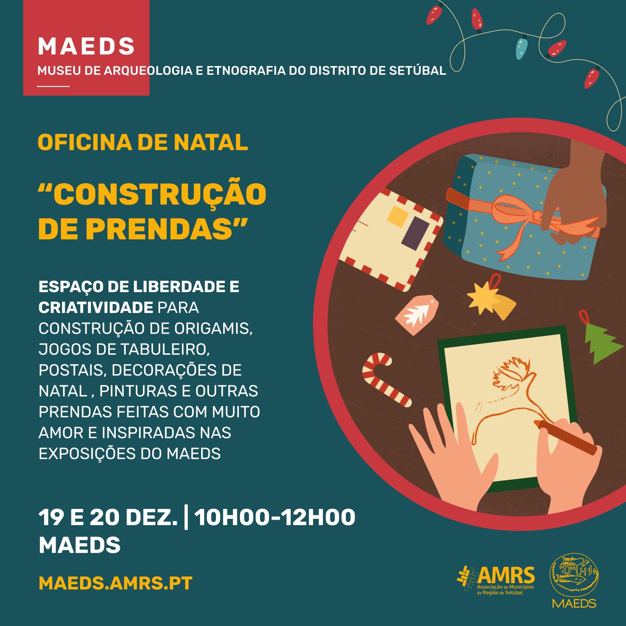 Construa as suas próprias prendas de Natal no MAEDS
