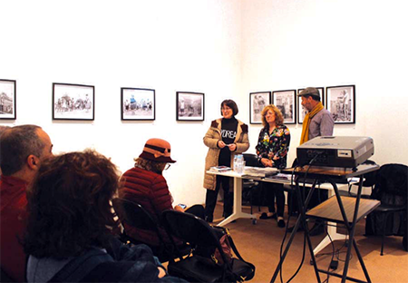 Reportagem sobre a sessão "Festividades populares de Tróia e as celebrações Dionísias"