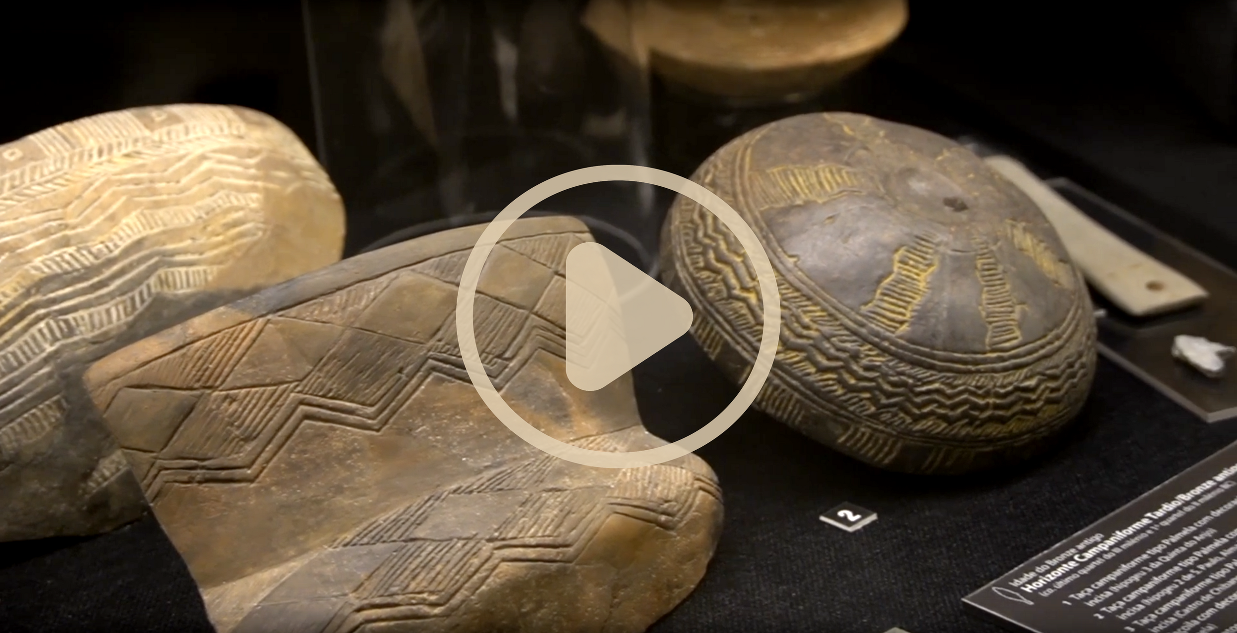 Video da exposição de arqueologia